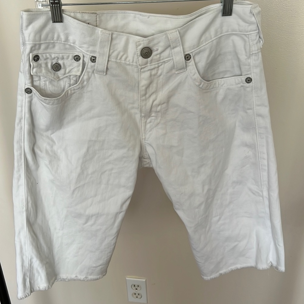 Mens White Shorts
